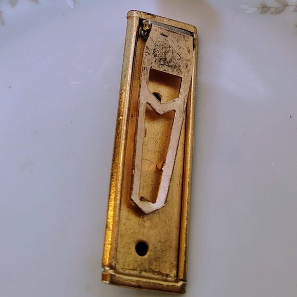 Antique Taille d'épargne Art Deco Unsigned Coro Ornate Fur Clip - Picture 6 of 7